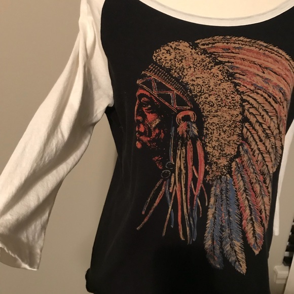 Denim & Supply Ralph Lauren Tops - Baseball Native American Tee